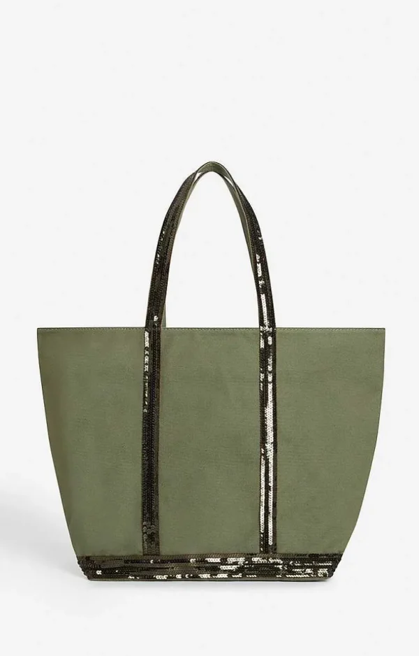 Vanessa Bruno Canvas L Cabas Tote- Accessories