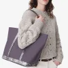 Vanessa Bruno Canvas L Cabas Tote- Canvas Tote Bags