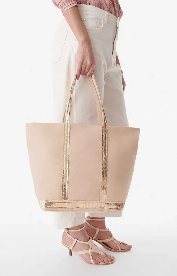 Vanessa Bruno Canvas L Cabas Tote- Canvas Tote Bags