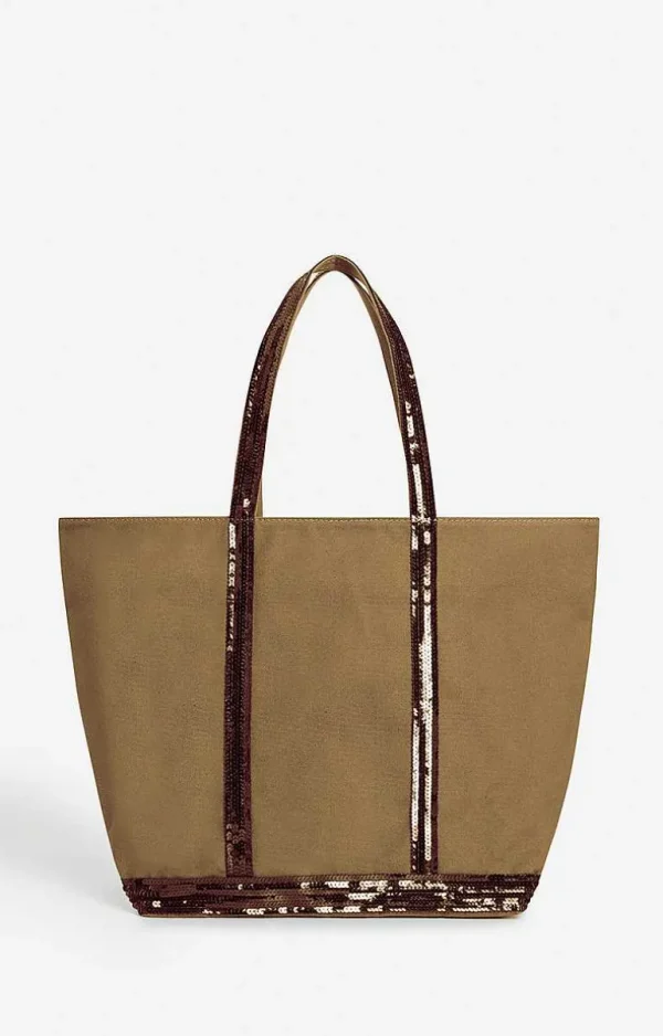 Vanessa Bruno Canvas L Cabas Tote- Canvas Tote Bags