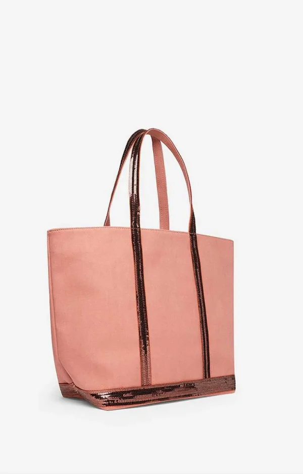 Vanessa Bruno Canvas L Cabas Tote- Canvas Tote Bags