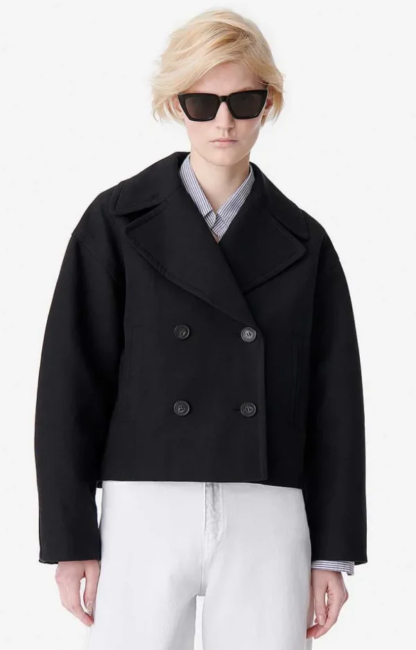 Vanessa Bruno Carlin Peacoat- Coats & Jackets