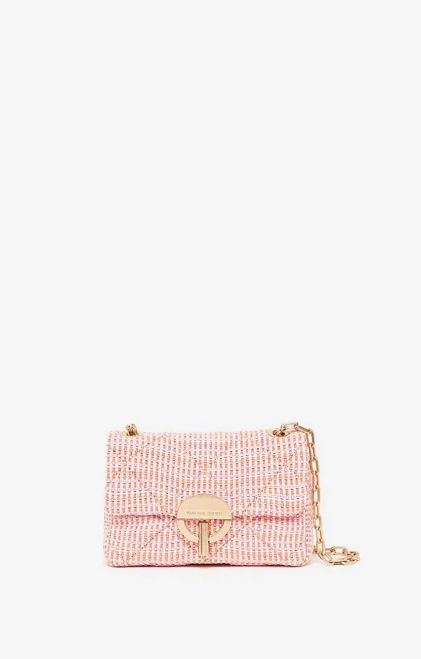 Vanessa Bruno Cotton Blend Nano Moon Bag- Moon