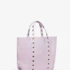 Vanessa Bruno Crinkled Leather M Cabas Tote- Leather Tote Bags