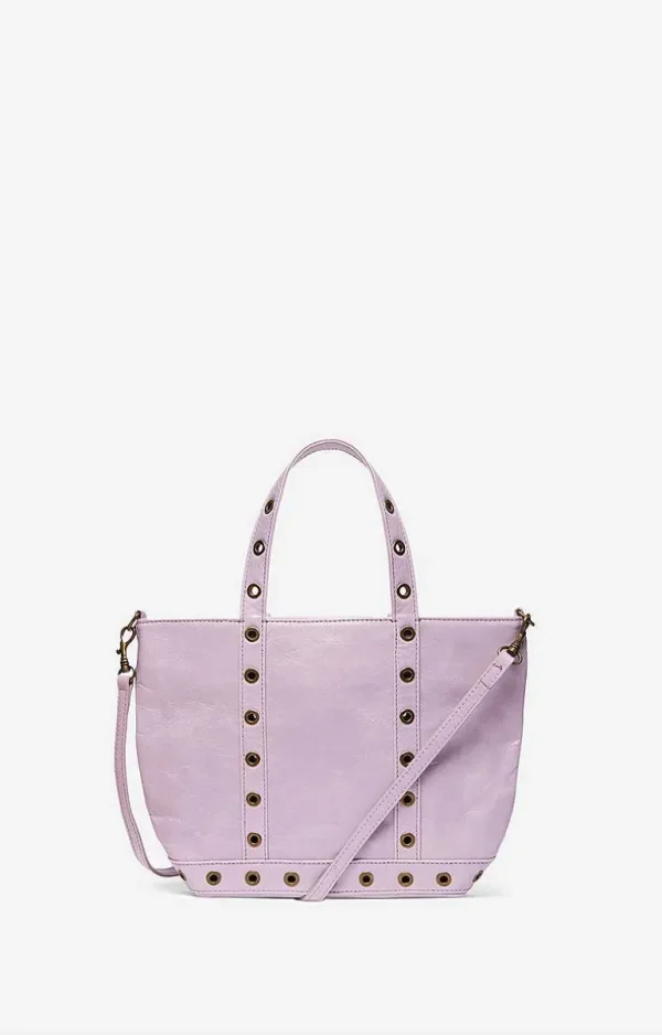 Vanessa Bruno Crinkled Leather S Cabas Tote- Leather Tote Bags