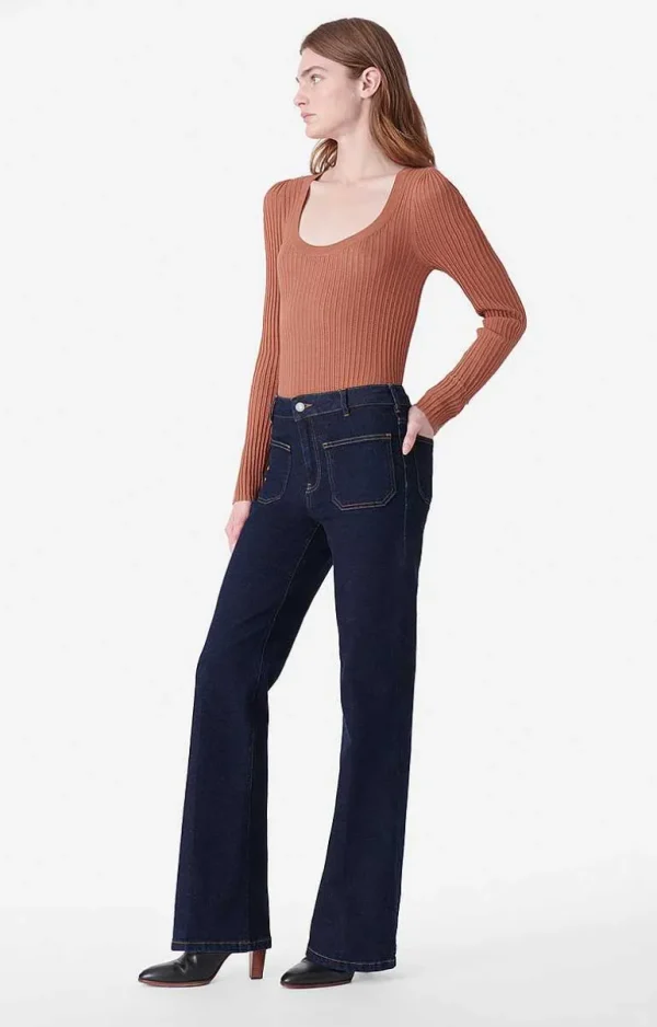 Vanessa Bruno Dompay Flare Jeans- Denim