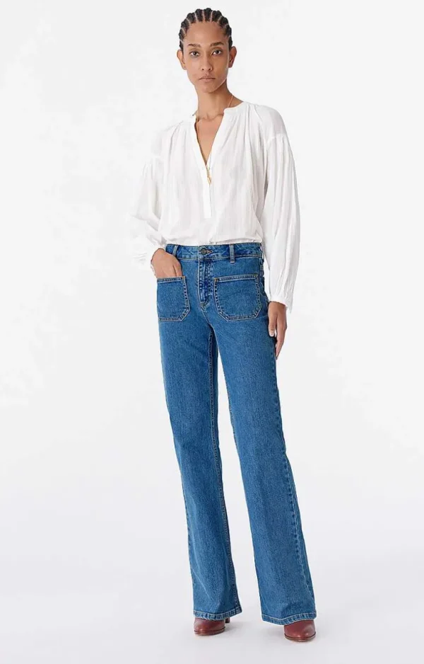 Vanessa Bruno Dompay Flare Jeans- Clothing