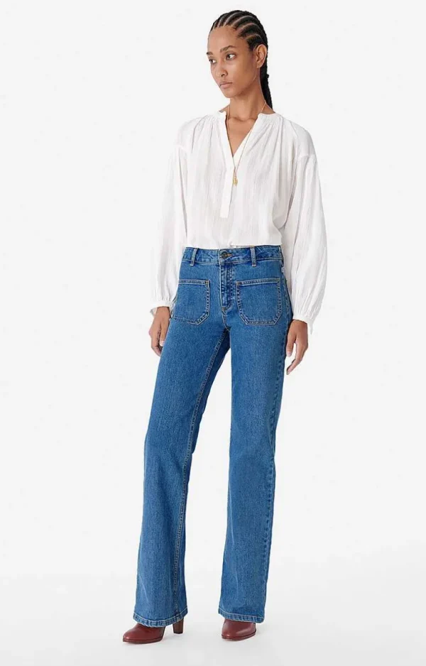 Vanessa Bruno Dompay Flare Jeans- Clothing