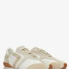 Vanessa Bruno Faye Running Sneakers In Leather & Canvas- 36 | 37