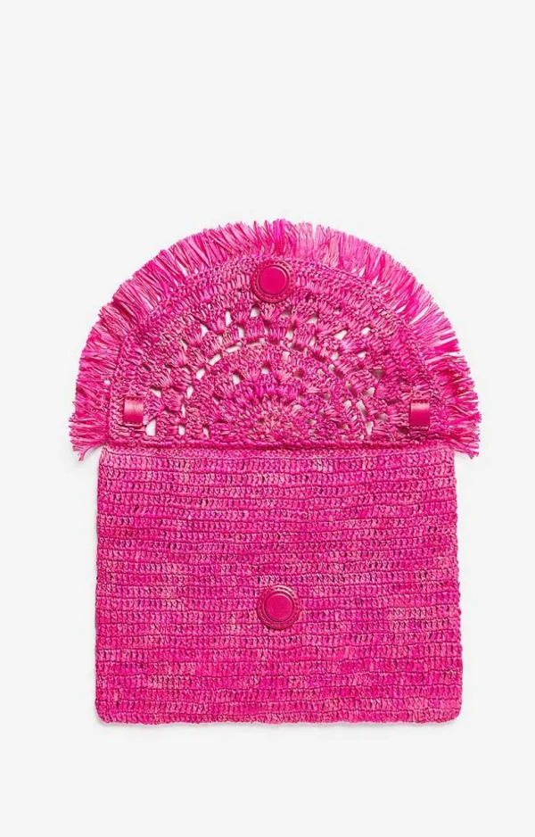 Vanessa Bruno Flat Pouch- Raffia