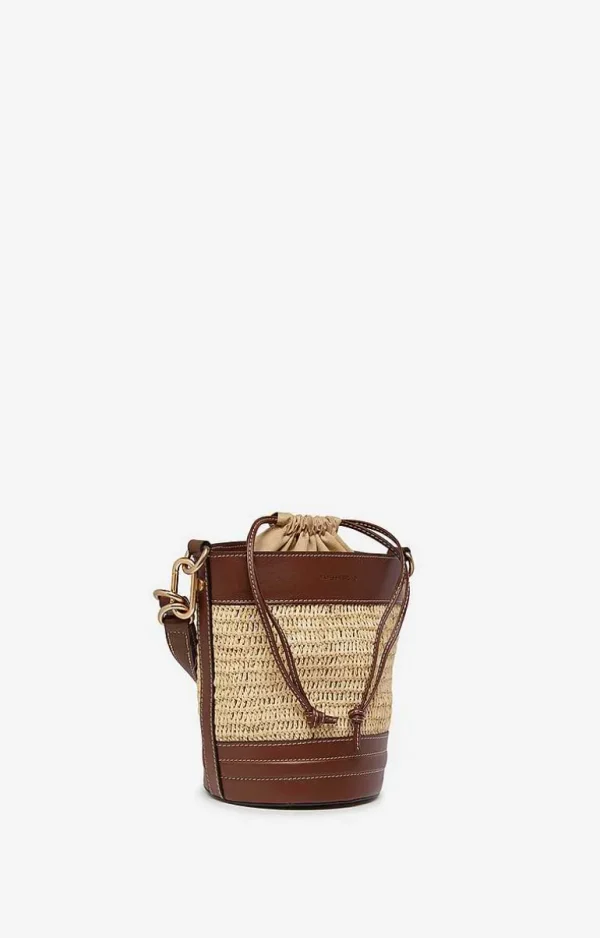 Vanessa Bruno Holly Mini Bucket Bag- Raffia