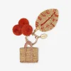 Vanessa Bruno Leaf Charm- Raffia