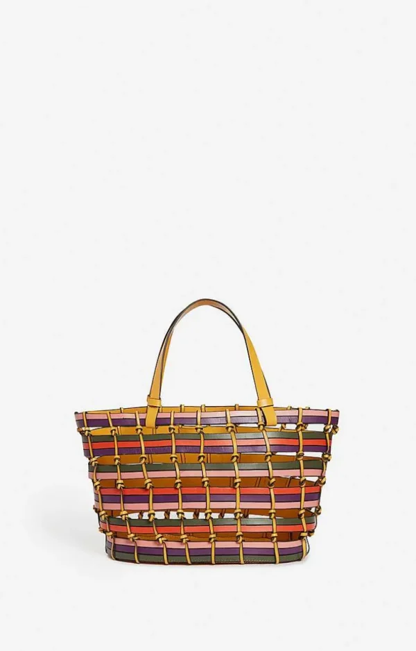 Vanessa Bruno Leather Basket- Shoulder Bags