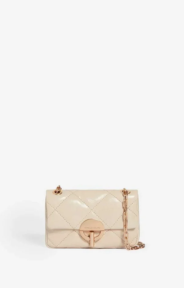 Vanessa Bruno Leather Nano Moon Bag- Accessories