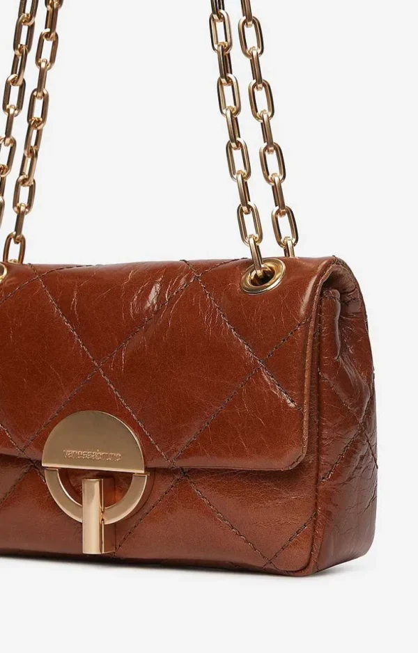 Vanessa Bruno Leather Nano Moon Bag- Accessories