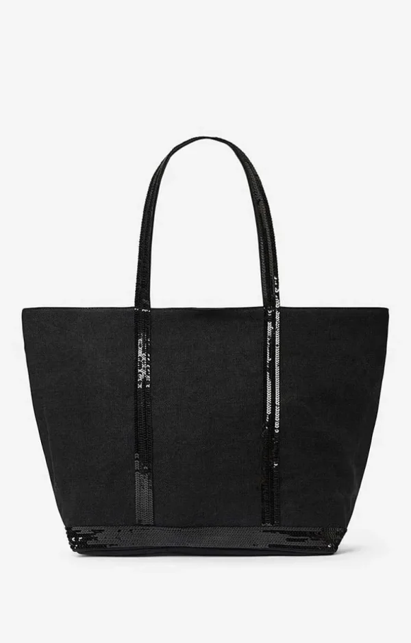 Vanessa Bruno Linen L Cabas Tote- Accessories