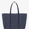 Vanessa Bruno Linen L Cabas Tote- Linen Tote Bags