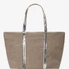 Vanessa Bruno Linen L Cabas Tote- Linen Tote Bags