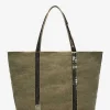 Vanessa Bruno Linen L Cabas Tote- Linen Tote Bags