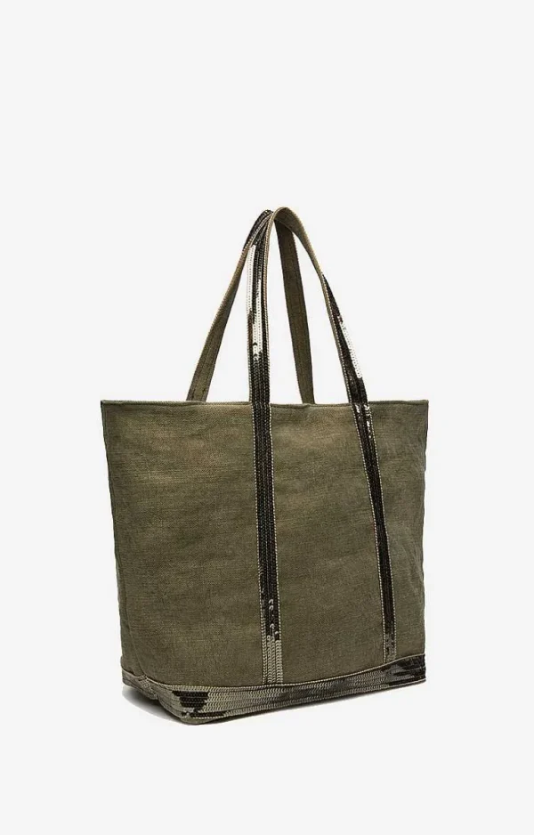 Vanessa Bruno Linen L Cabas Tote- Linen Tote Bags