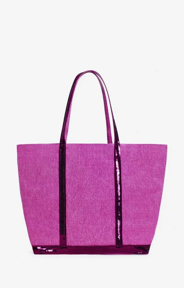 Vanessa Bruno Linen L Cabas Tote- Linen Tote Bags