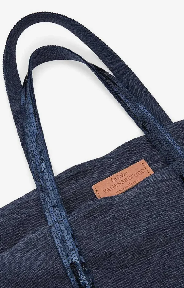 Vanessa Bruno Linen L Cabas Tote- Linen Tote Bags