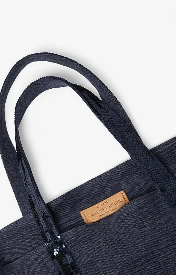 Vanessa Bruno Linen L Cabas Tote- Linen Tote Bags