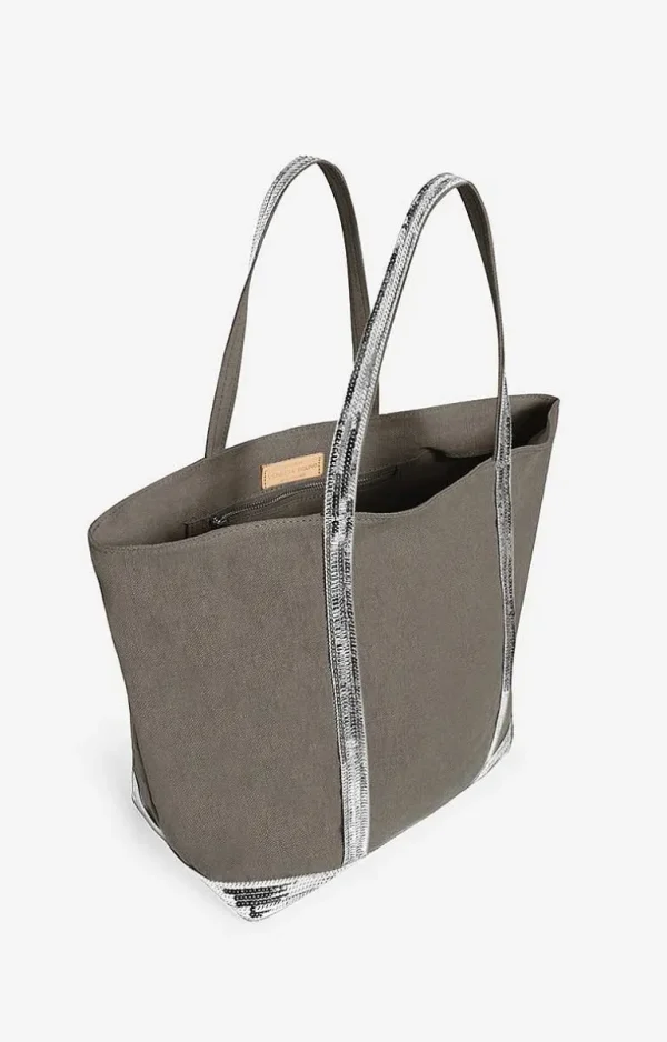 Vanessa Bruno Linen L Cabas Tote- Linen Tote Bags