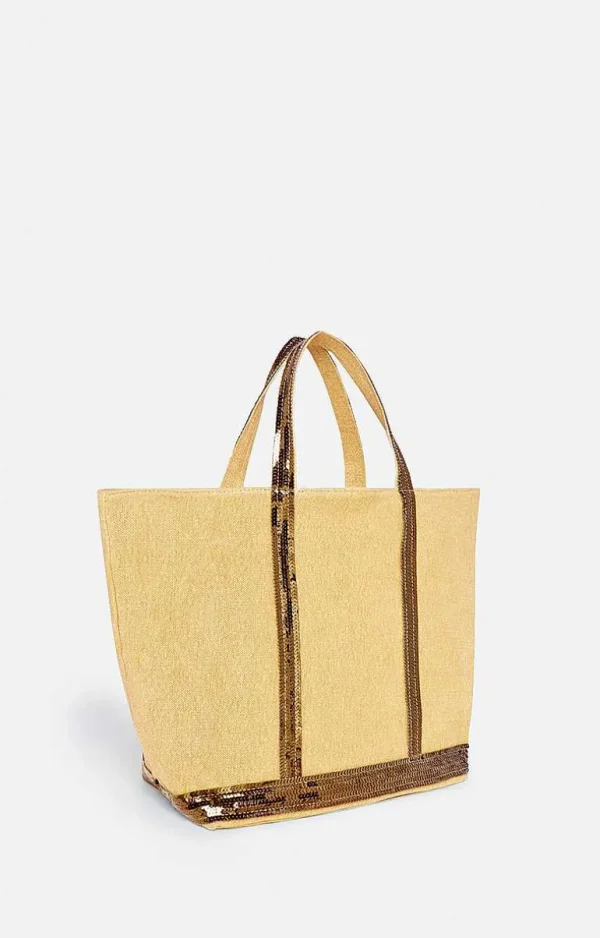 Vanessa Bruno Linen M Cabas Tote- Linen Tote Bags