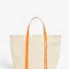 Vanessa Bruno Linen M Cabas Tote- Linen Tote Bags