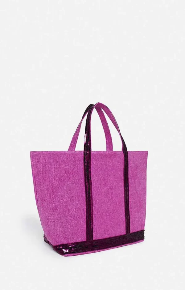 Vanessa Bruno Linen M Cabas Tote- Linen Tote Bags