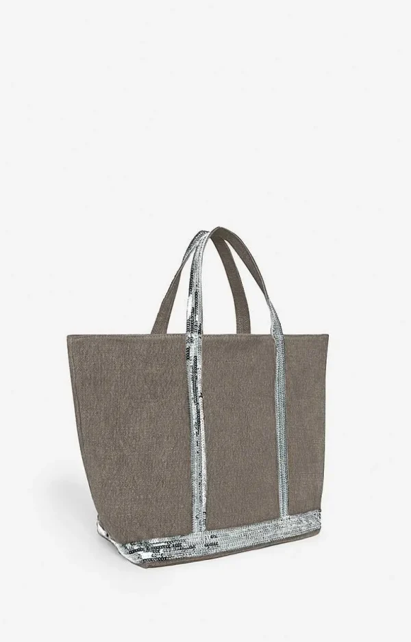 Vanessa Bruno Linen M Cabas Tote- Linen Tote Bags