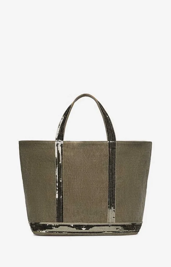 Vanessa Bruno Linen M Cabas Tote- Linen Tote Bags