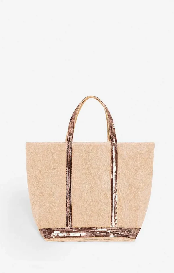 Vanessa Bruno Linen M Cabas Tote- Accessories