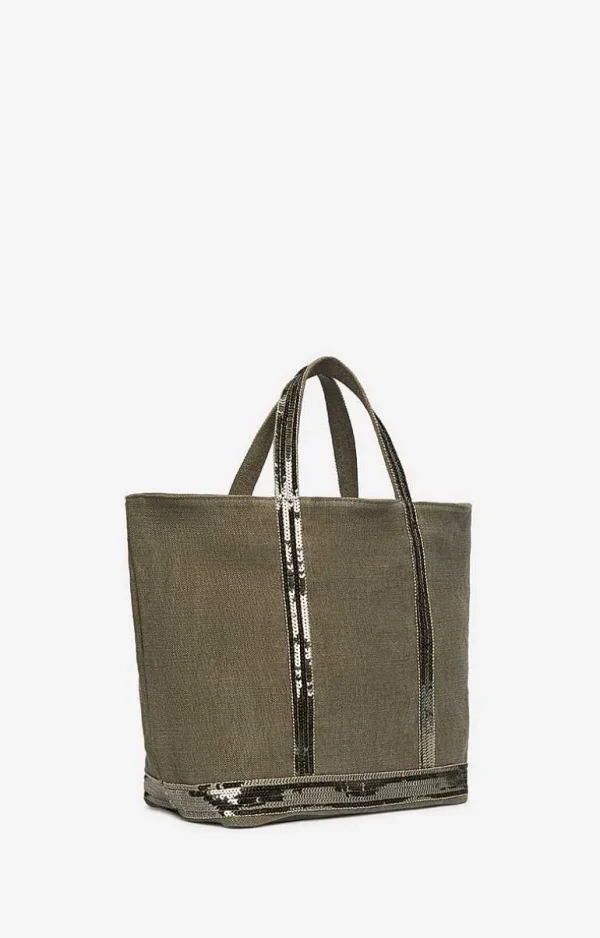 Vanessa Bruno Linen M Cabas Tote- Linen Tote Bags