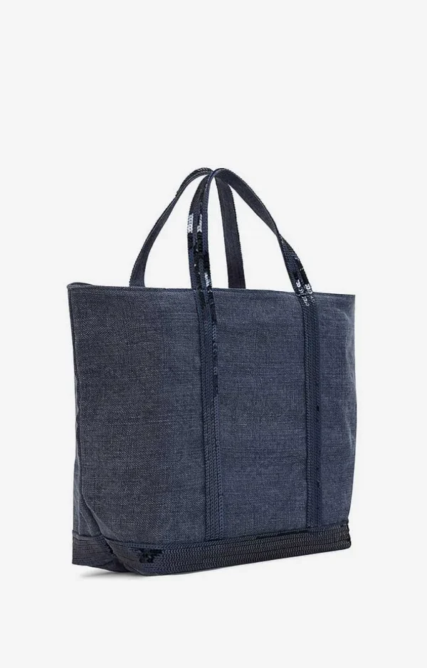 Vanessa Bruno Linen M Cabas Tote- Linen Tote Bags