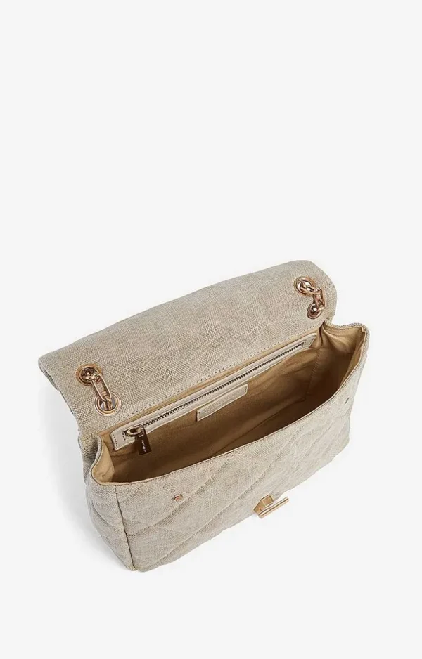 Vanessa Bruno Linen Moon Bag- Accessories