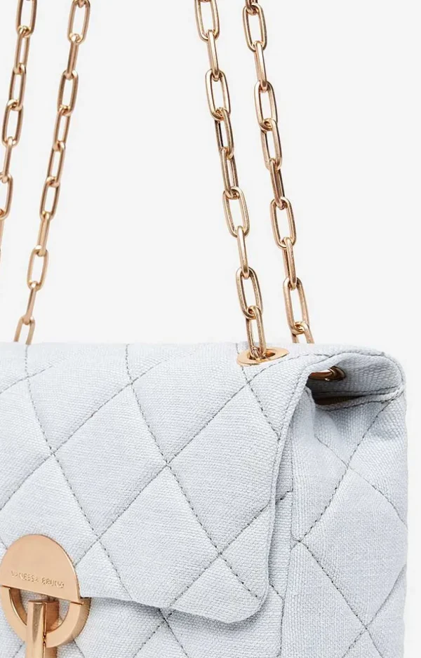 Vanessa Bruno Linen Moon Bag- Moon