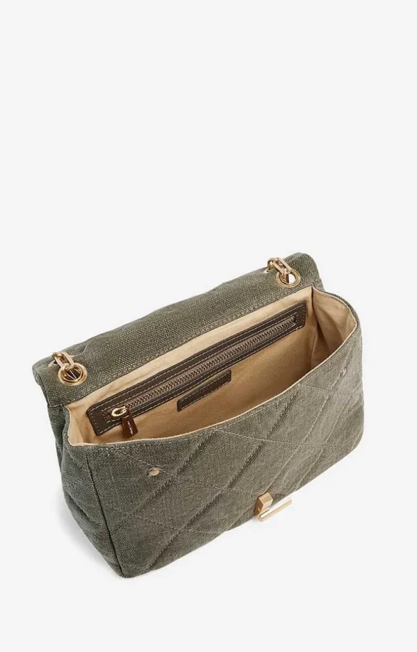 Vanessa Bruno Linen Moon Bag- Moon