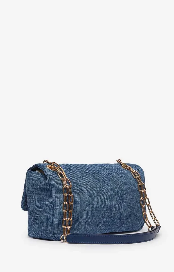 Vanessa Bruno Linen Moon Bag- Moon