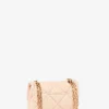 Vanessa Bruno Linen Nano Moon Bag- Moon