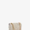 Vanessa Bruno Linen Nano Moon Bag- Moon