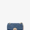 Vanessa Bruno Linen Nano Moon Bag- Moon