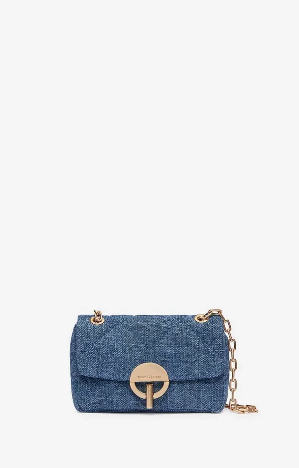 Vanessa Bruno Linen Nano Moon Bag- Moon