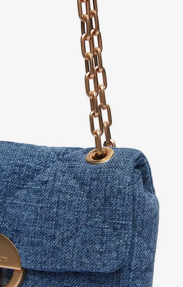 Vanessa Bruno Linen Nano Moon Bag- Moon