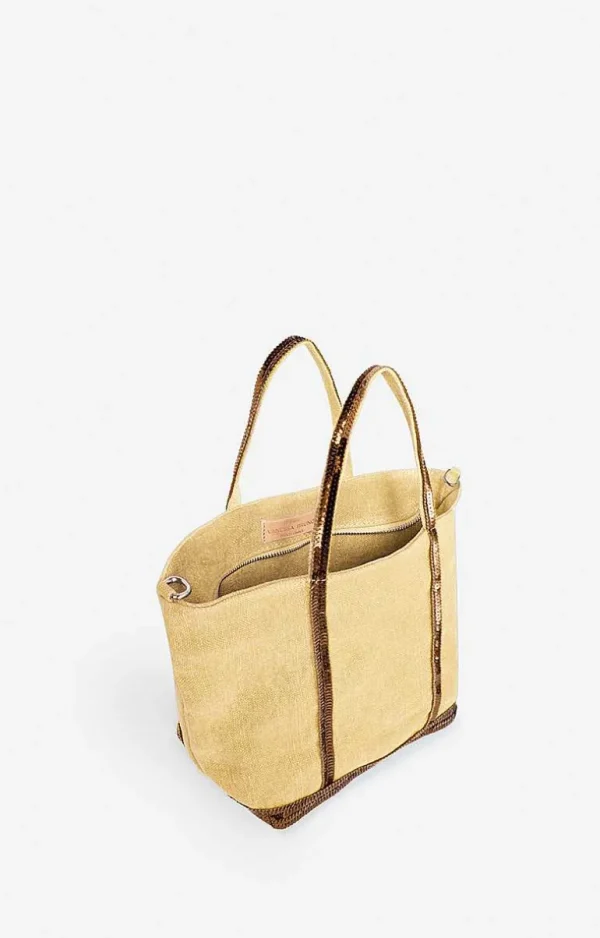 Vanessa Bruno Linen S Cabas Tote- Linen Tote Bags