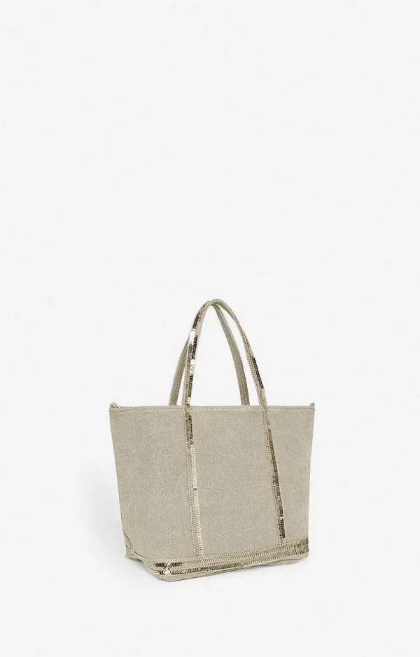 Vanessa Bruno Linen S Cabas Tote- Linen Tote Bags