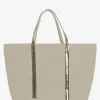 Vanessa Bruno Linen Xl Cabas Tote- Linen Tote Bags