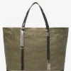 Vanessa Bruno Linen Xl Cabas Tote- Linen Tote Bags