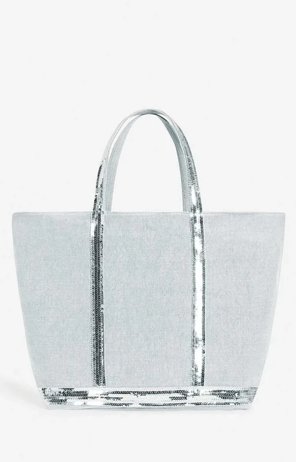 Vanessa Bruno Linen Xl Cabas Tote- Linen Tote Bags